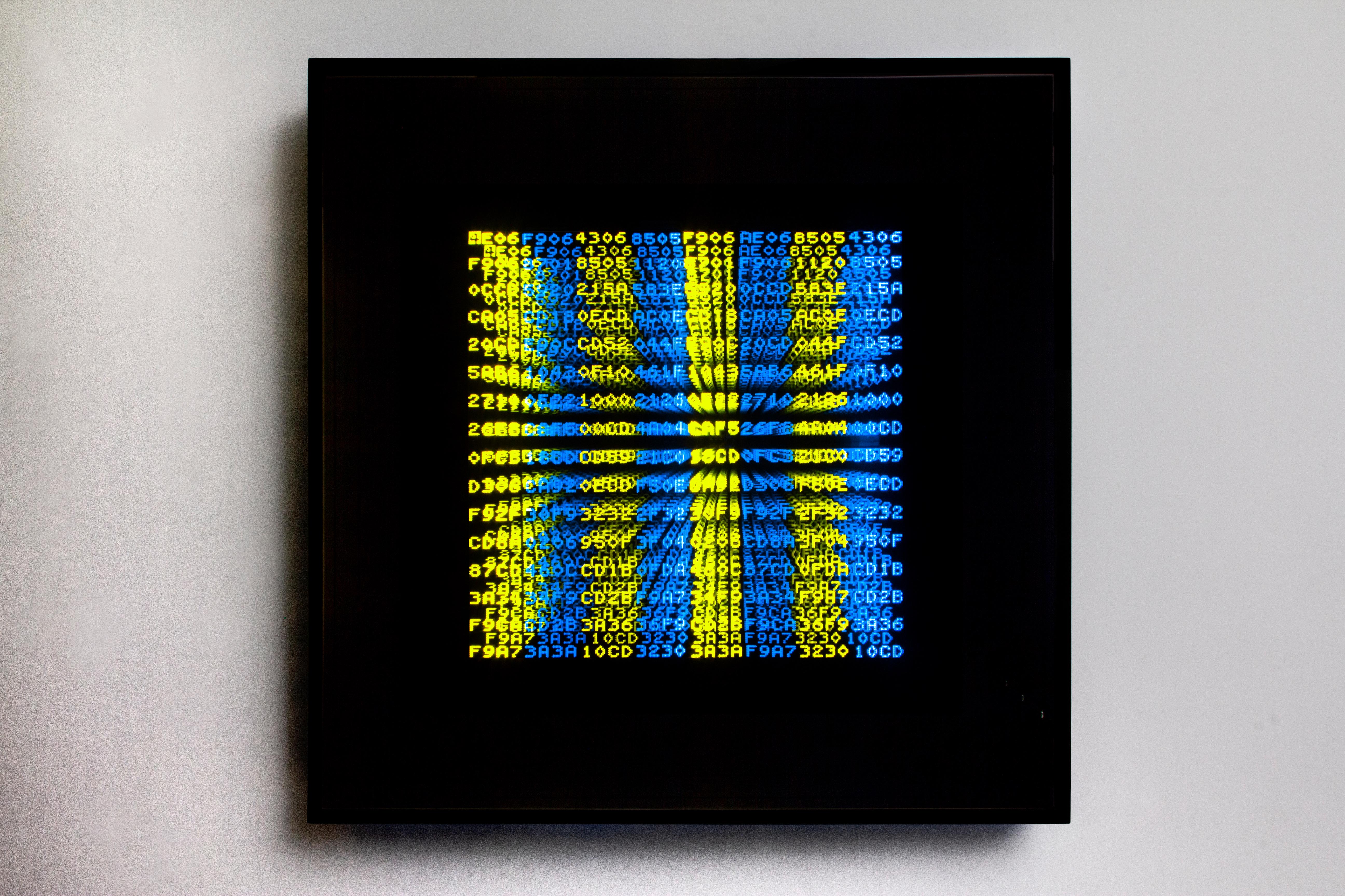 Infinite hexadecimal memory window