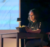 Ruhiger Moment beim Multivisionsvortrag von Thomas Huber